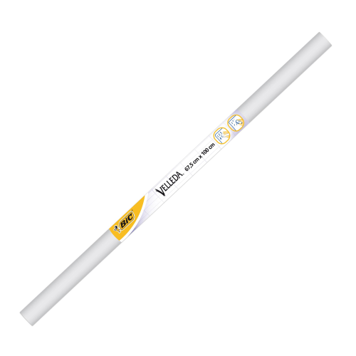BIC VELLEDA FOGLIO ADESIVO PER LAVAGNA IN PP 67X100 mm BIANCO